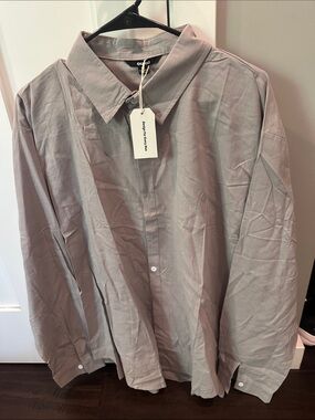 Men's Long-Sleeve Dress Shirt - Light Taupe